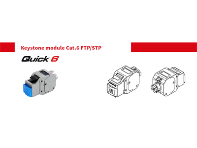 Fibrain keystone modul, FTP cat.6