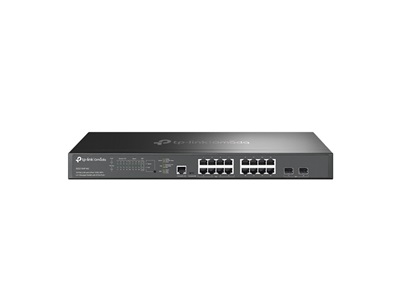 TP-Link, Omada 16-Port 2.5G and 2-Port 10GE SFP+ L2+ Managed Switch with 8-Port PoE+ (SG3218XP-M2)