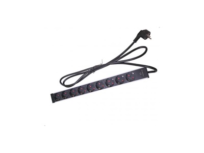 APower, 1U elosztósáv (PDU) 9x Schuko aljzat