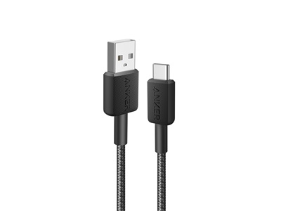 Anker, 322 USB-A to USB-C Cable Nylon, 0.9M, Black