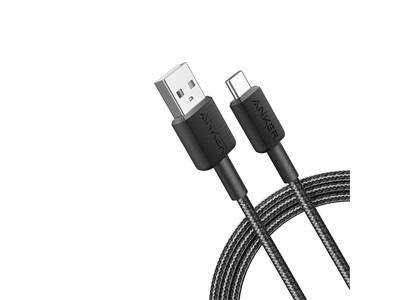 Anker, 322 USB-A to USB-C Cable Nylon, 1.8M, Black