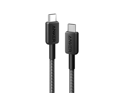 Anker, 322 USB-C to USB-C Cable Nylon, 0.9M, Black