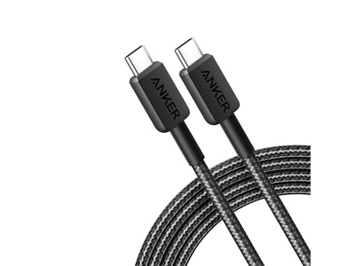 Anker, 322 USB-C to USB-C Cable Nylon, 1.8M, Black
