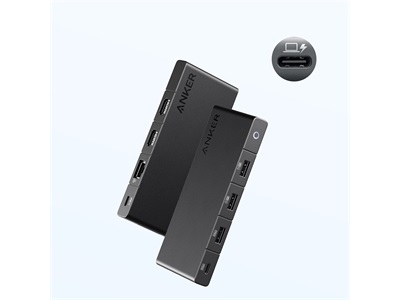 Anker, 364 USB C Hub (10-in-1, Dual 4K HDMI) B2B - Europe (excluded UK plug) Black