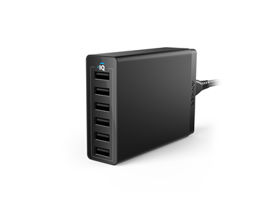 Anker, 60W 6-Port Desktop Charger EU Black
