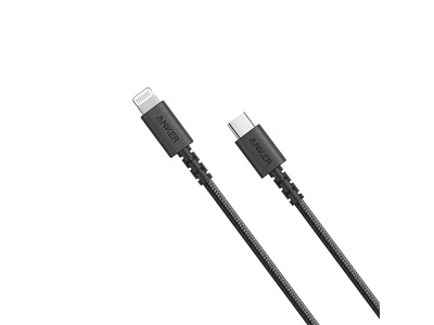 Anker, Anker PowerLine Select+ USB-C Cable with Lightning connector 3ft Black