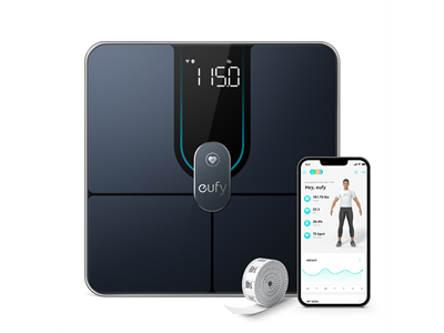 Anker, Eufy Smart Scale P2 Pro Wifi&Bluetooth Heart Rate B2C- Black