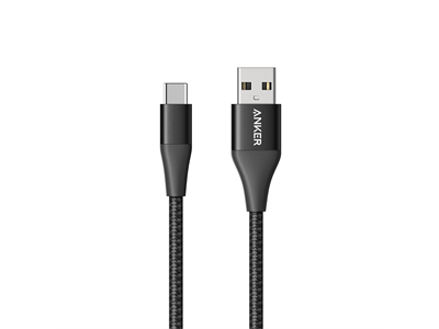 Anker, PowerLine + II USB A to USB C 3ft Black