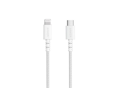 Anker, PowerLine Select+ USB-C Cable with Lightning connector 3ft White (A8617G21)
