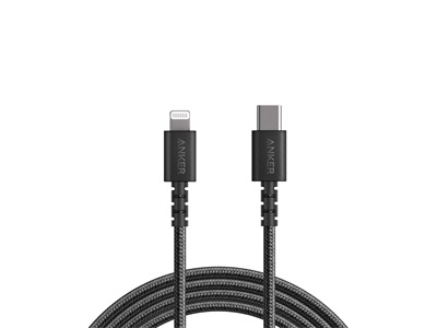 Anker, PowerLine Select+ USB-C Cable with Lightning connector 6ft Black