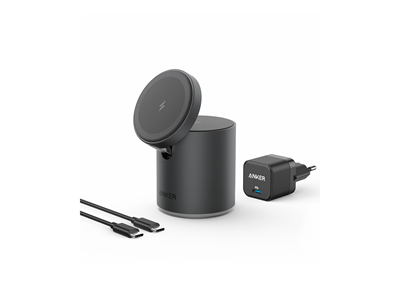 Anker, PowerWave Mag-Go 2-in-1 Dock Black EU Plug