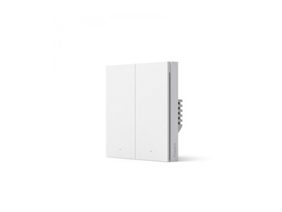 Aqara, Smart Wall Switch H1 (No Neutral, Double Rocker)