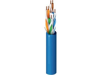 Belden, 2412 U/UTP cat.6 kábel, PVC, kék (305m/doboz)