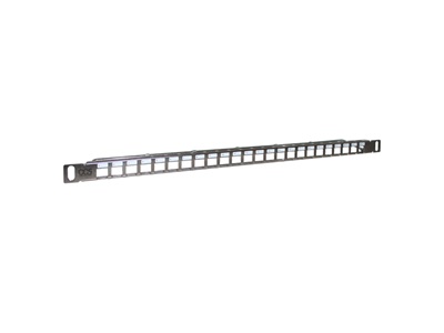 CCS 0,5U 19" FTP patch panel moduláris, 24port, üres