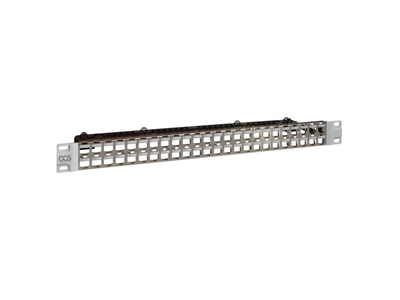 CCS 1U 19" FTP patch panel moduláris, 48port, üres