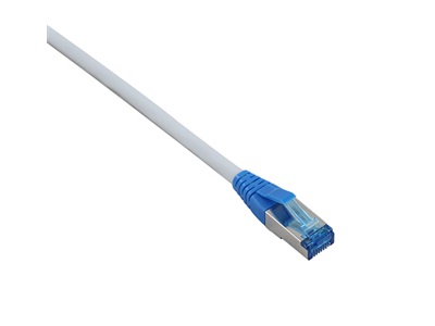 CCS Cat.6A S/FTP szerelt patch kábel 5m - fehér