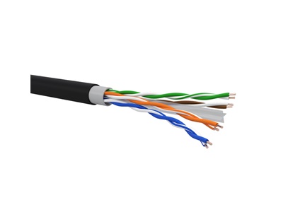 CCS Cat.6 U/UTP PVC+PE kültéri falikábel awg23 (500m/dob)