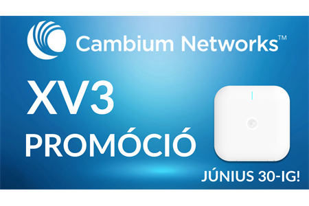 Cambium Networks - XV3 promóció