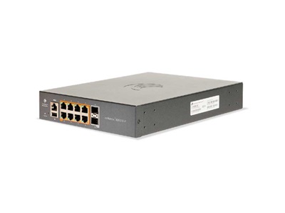 Cambium Networks, cnMatrix EX1010-P, Intelligent Ethernet PoE+ Switch, No power cord