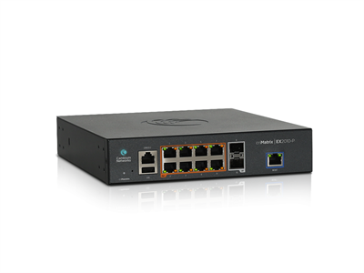 Cambium Networks, cnMatrix EX2010-P, Intelligent Ethernet PoE Switch, EU power cord