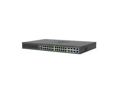 Cambium Networks, cnMatrix EX3030RM-P, Intelligent Ethernet Switch, 24 MG(2.5G) ports with 4PPoE(90W) , and  6 SFP28