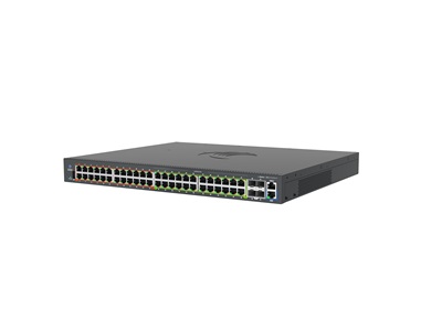 Cambium Networks, cnMatrix EX3052RM-P, Intelligent Ethernet Switch, 24 1G PoE ports(30W), 24 MG(2.5G) ports with 4PPoE