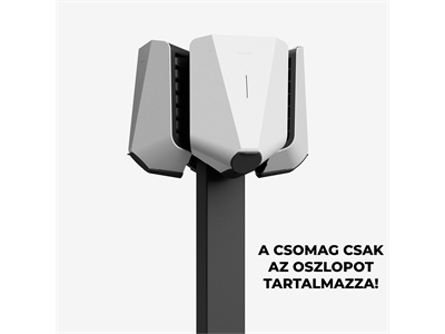 Easee BasePR 4-Way, Előkészített tartóoszlop, 4 töltőfejnek