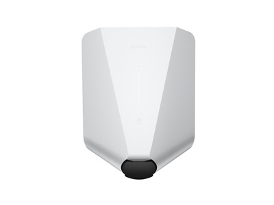 Easee Charge, Intelligens EV Töltő és fali szerelvény csomag, Fehér, 1.4-22kW, WiFi, 4G, RFID/NFC, IP54, 101 töltőig