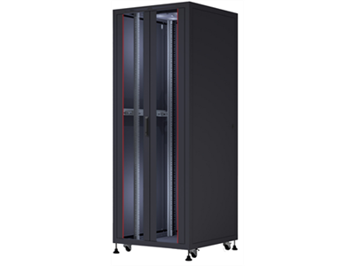 FORMRACK 26U Cosmoline 800x800 19" szabadon álló rack szekrény - RAL9005 fekete