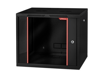 FORMRACK 9U Alfaline 555x600 19" fali rack szekrény - RAL9005 fekete