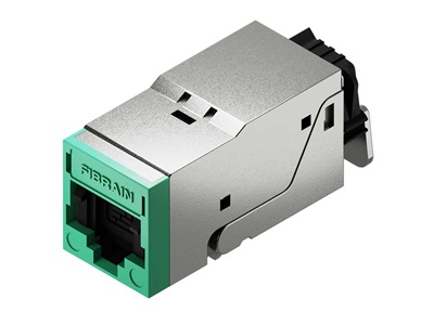 FibrainDATA HD RJ-45 modul, cat.6A STP (keystone átalakító nélkül)