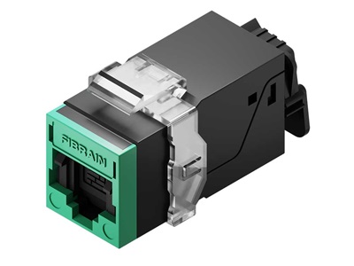 FibrainDATA HD RJ-45 modul, cat.6A UTP (keystone átalakítóval)