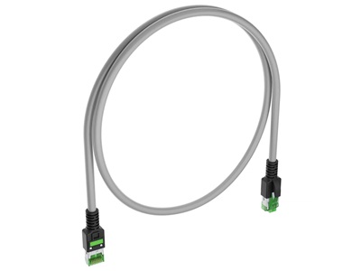 FibrainDATA U/FTP cat.5e patchkábel, LSOH, szürke 5,0m