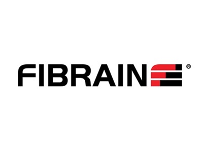 Fibrain, 2U DIN sín tartó panel rack szekrénybe, szürke