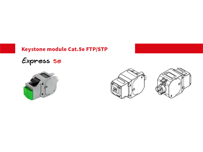 Fibrain keystone modul, FTP cat.5e