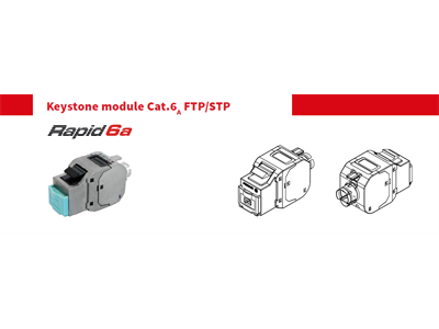 Fibrain keystone modul, FTP cat.6A