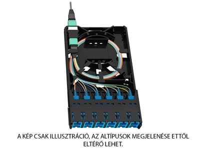 Fibrain HD FO modul, MM OM4 1x MPO (type A/M), 6x LC DX