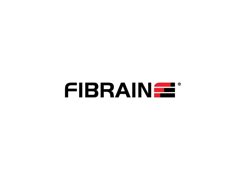 Fibrain, Optikai patch panel 1U üres, 45° kábelbevezetéssel, fekete
