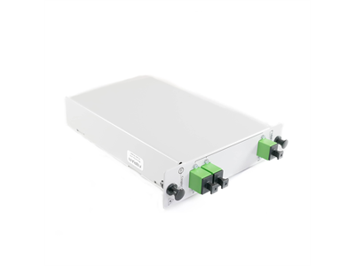 Fibrain PLC Splitter 1/2, LGX tokozás, SC/APC