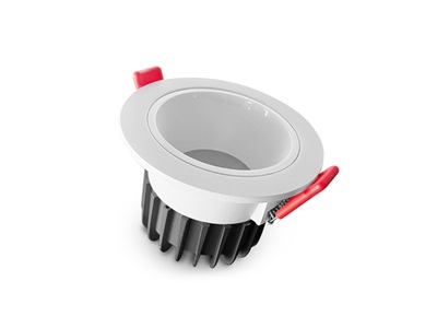 Gledopto, Zigbee PRO RGB+CCT 12W Mini LED Downlight, White housing