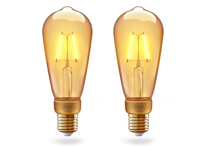 Innr, BULB - E27 filament vintage ST64 Edison, 2-pack