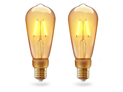 Innr, BULB - E27 filament vintage ST64 Edison, 2-pack