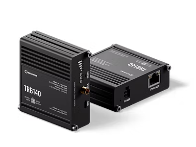 Teltonika, LTE Cat 4 gateway, 1x GbE, kompakt, energiatakarékos