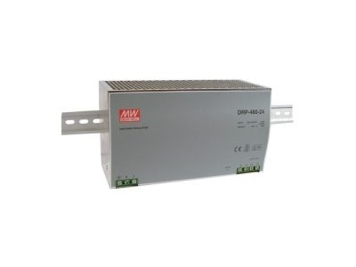 MeanWell, 24V/20A DIN sínre illeszthető tápegység (DRP-480-24)