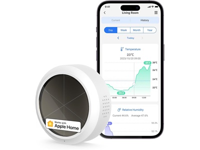 Meross, Smart Temperature and Humidity Sensor (Without Hub MSH300)