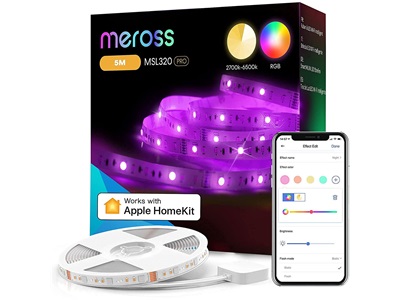 Meross, Smart Wi-Fi LED Strip with RGBW (5 meter)