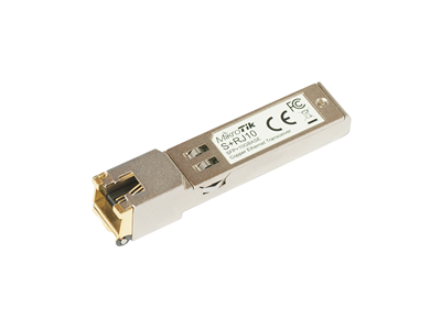 MikroTik, 10GBase-T Copper RJ-45, SFP+ (S+RJ10)