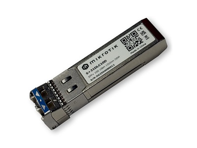 MikroTik, 10G SFP+, 1310nm Dual LC connector, 10km, SM, DDM (S+31DLC10D)