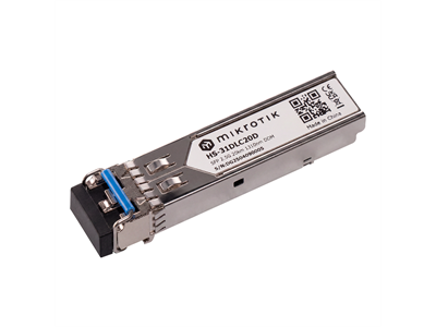 MikroTik, 1.25/2.5G, 1310nm Dual LC connector, 20km, SM, DDM (S-31DLC20D)