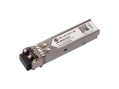 MikroTik, 1.25/2.5G, 850nm Dual LC connector, 550m, MM, DDM (S-85DLC05D)